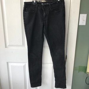 Levi's Mid Rise Skinny Demi Curve Black Jeans